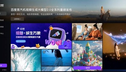 百度蒸汽机视频生成大模型升级2.0版本，价格低至行业70%
