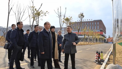 邵阳新邵：县长调研邵阳通用机场项目和邵阳通航职业技术学院筹建工作