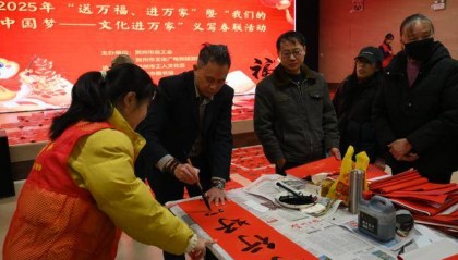 贺州开展义写春联活动