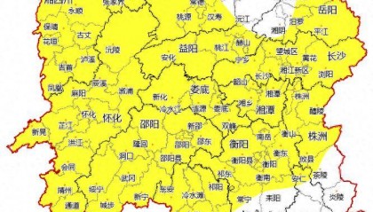 局地将达37℃以上，湖南继续发布高温黄色预警