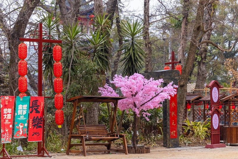 贺州富川秀水状元村春节游园热闹开启