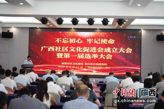 广西社区文化促进会在南宁成立