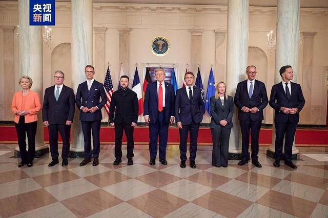 美乌会晤现场 一张地图引关注 欧美俄乌陷入新一轮外交角力